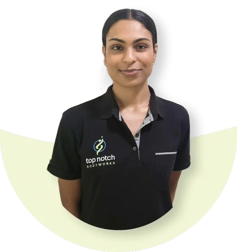 Rhea, qualified Traditional Chinese Medicine acupuncturist at Top Notch Bodyworks, West Auckland