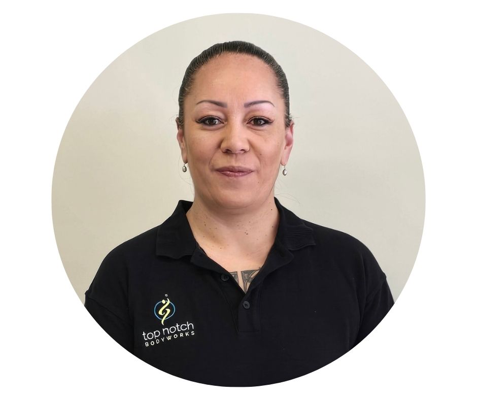 Olivia Ross, Rongoā Māori practitioner at Top Notch Bodyworks, Massey